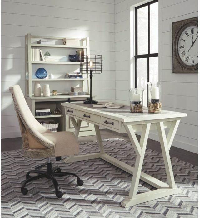Signature Design by Ashley® Jonileene White/Gray 60" Home Office Desk 2