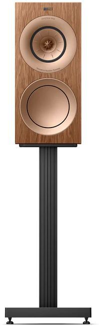 KEF R3 Meta 6.5" Walnut Bookshelf Speaker 