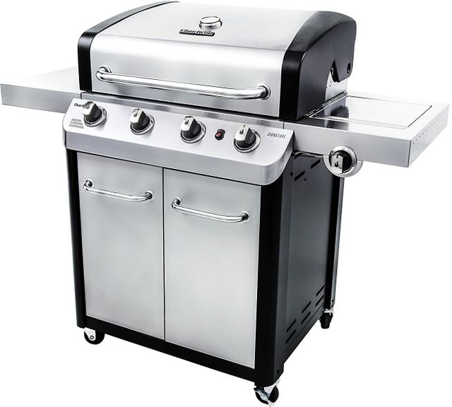 Char-Broil® Signature Series™ 55.3"Gas Grill-Black with Stainless Steel 2