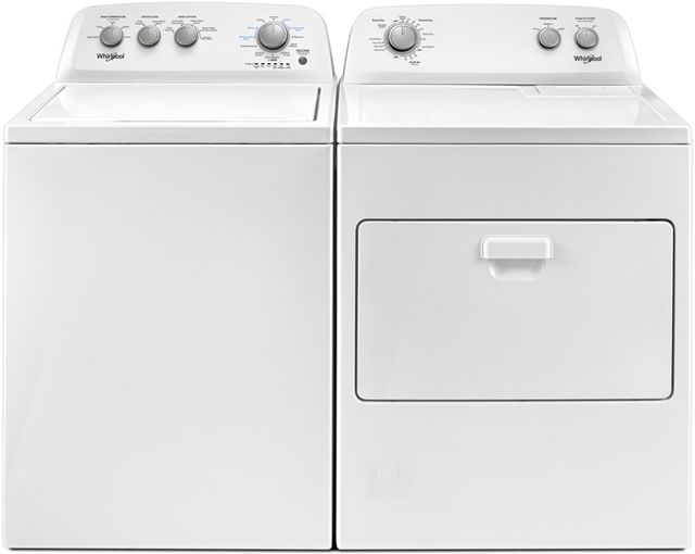 Whirlpool® 7.0 Cu. Ft. White Front Load Gas Dryer 6