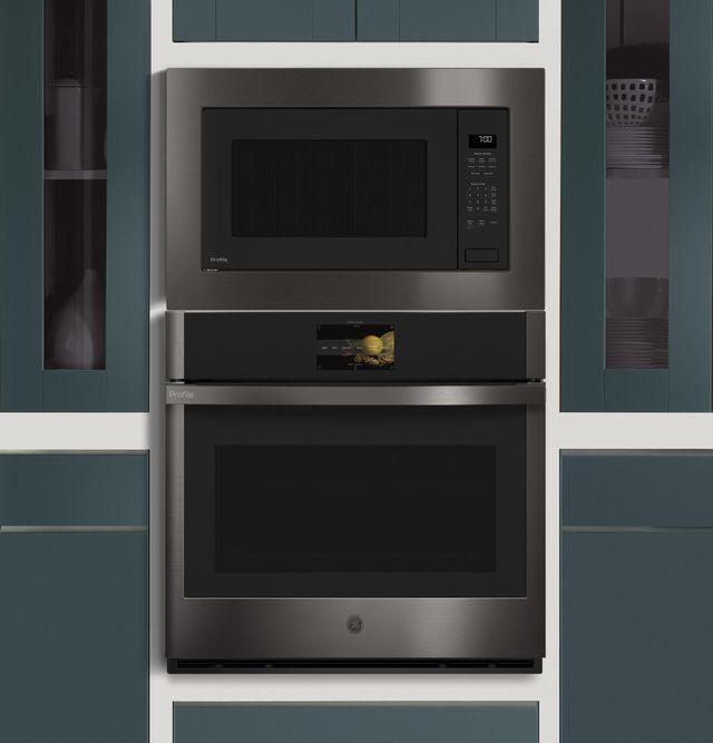 GE Profile™ 30" Black Stainless Steel Electric Built In Single Oven-3