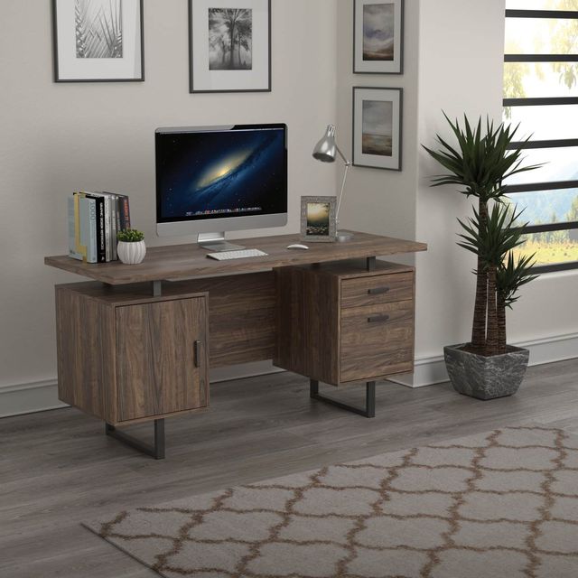 Coaster® Lawtey Desk Aged Walnut Office Desk 6