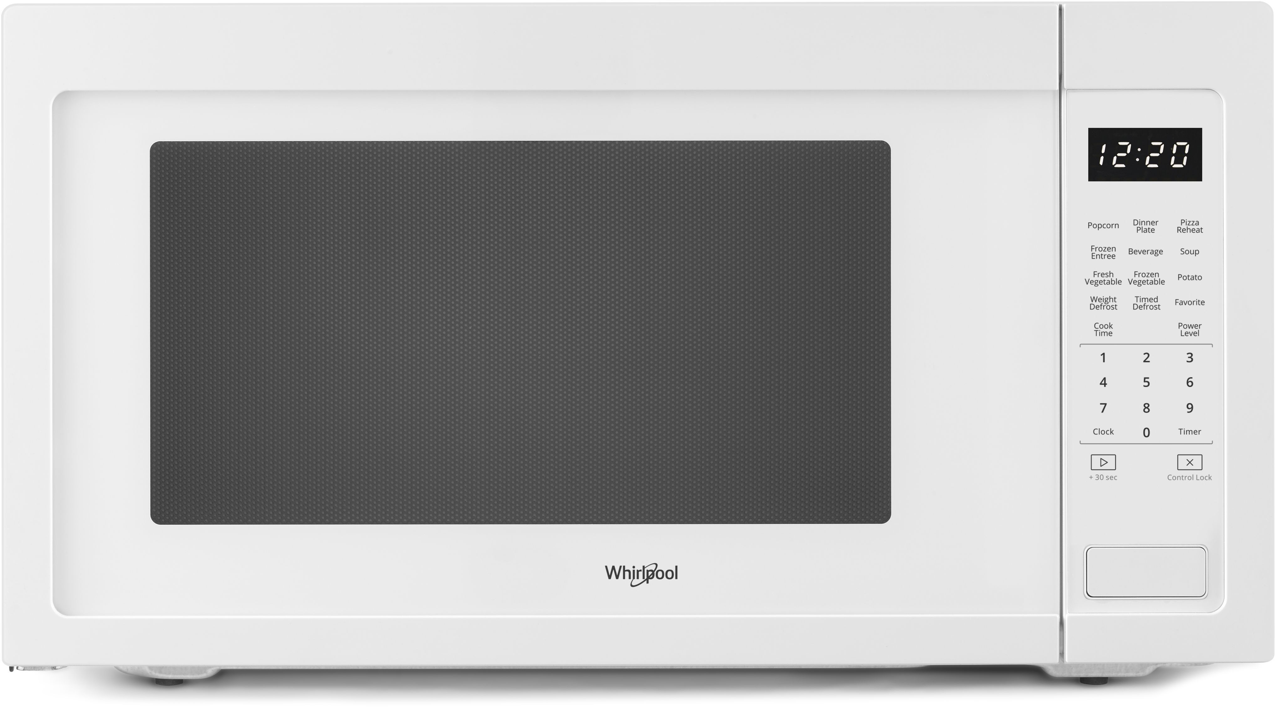 Whirlpool® 2.2 Cu. Ft. White Countertop Microwave
