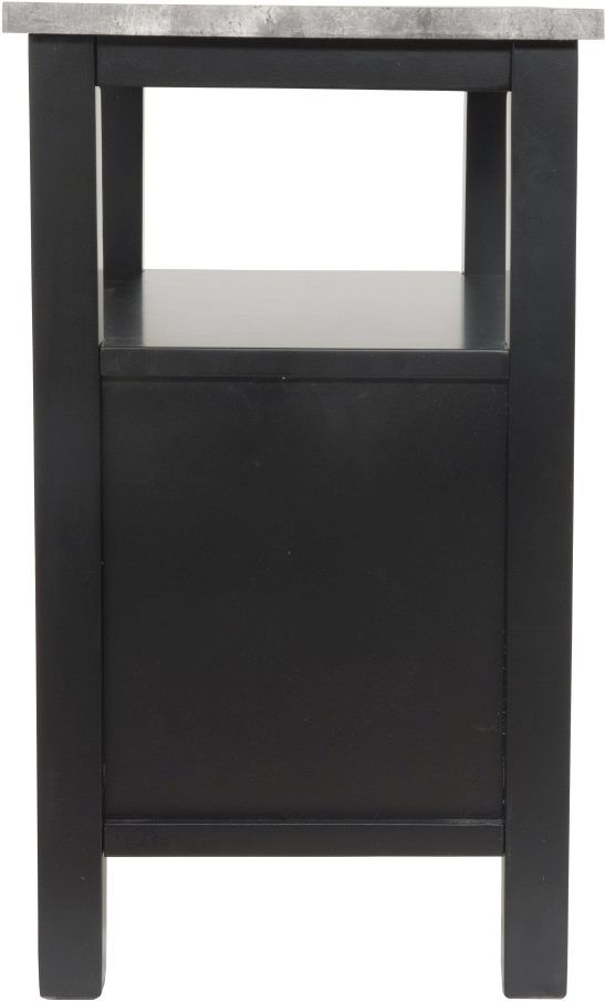 Signature Design by Ashley® Ezmonei Black/Gray Chairside End Table-2