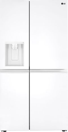LG 27.2 Cu. Ft. Smooth White Side-by-Side Refrigerator