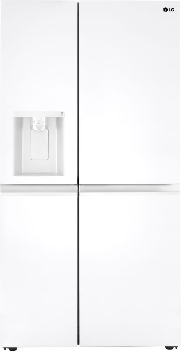 LG 27.2 Cu. Ft. Smooth White Side-by-Side Refrigerator-0