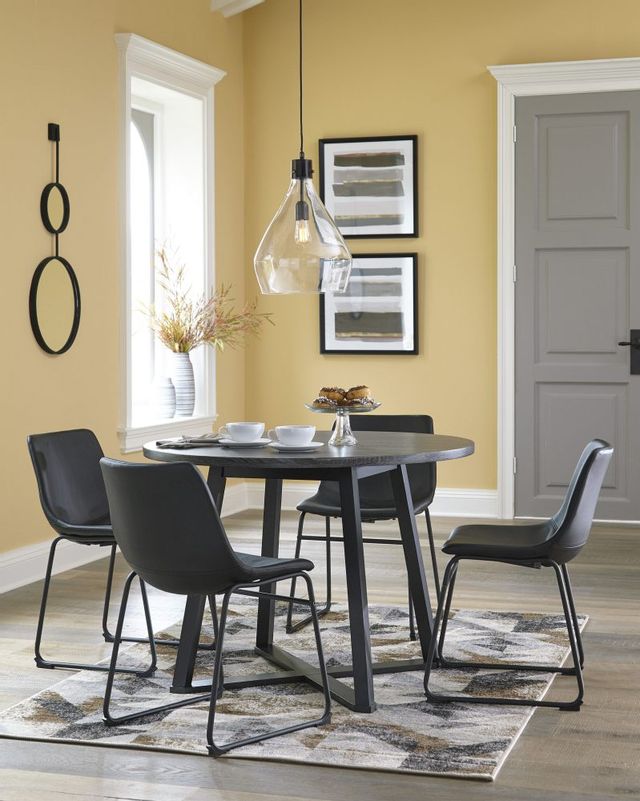 Signature Design by Ashley® Centiar Gray/Black Dining Room Table 4
