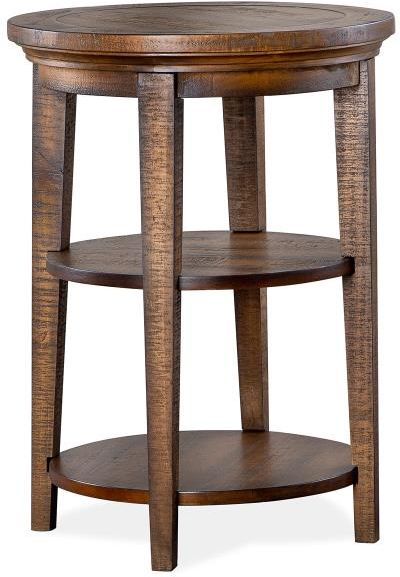 Magnussen Home® Bay Creek Toasted Nutmeg Accent End Table-1