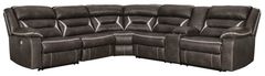 Signature Design by Ashley® Kincord 3-Piece Midnight Power Reclining Sectional 