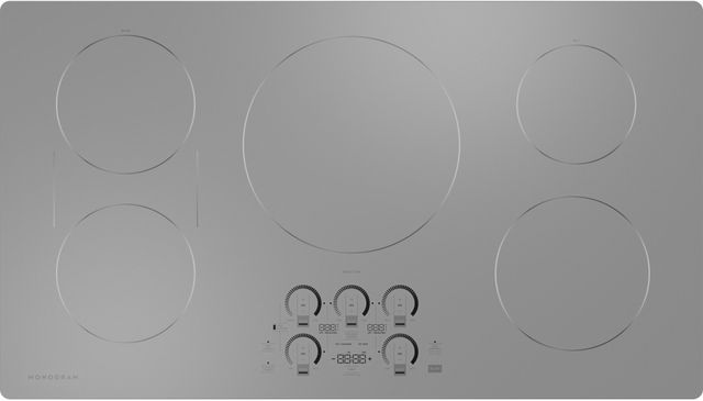 Monogram® 36" Silver Induction Cooktop-0