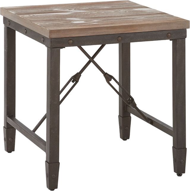 Steve Silver Co. Jersey Antiqued Tobacco End Table-0