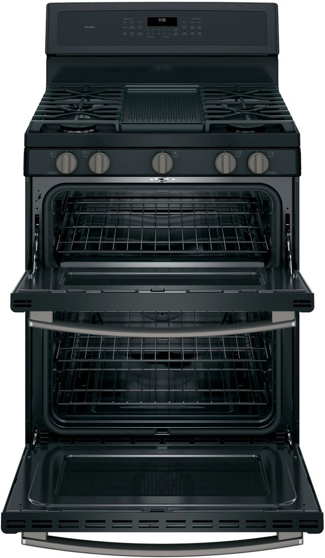GE Profile™ Series 30" Stainless Steel Free Standing Gas Double Oven Convection Range 35
