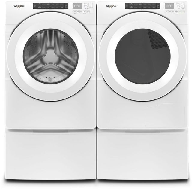 Whirlpool® White Front Load Laundry Pair-0