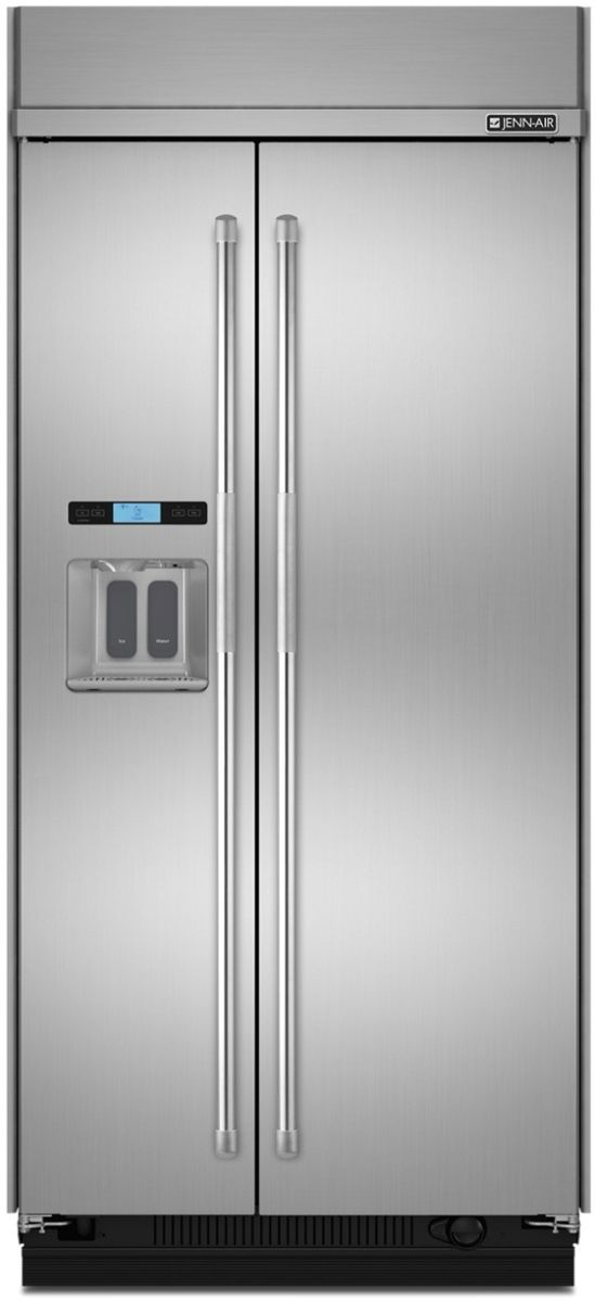 JennAir® 29.5 Cu. Ft. Stainless Steel Built-In Side-By-Side Refrigerator