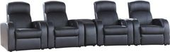Coaster® Cyrus 5-Piece Black Home Theater Seating Set