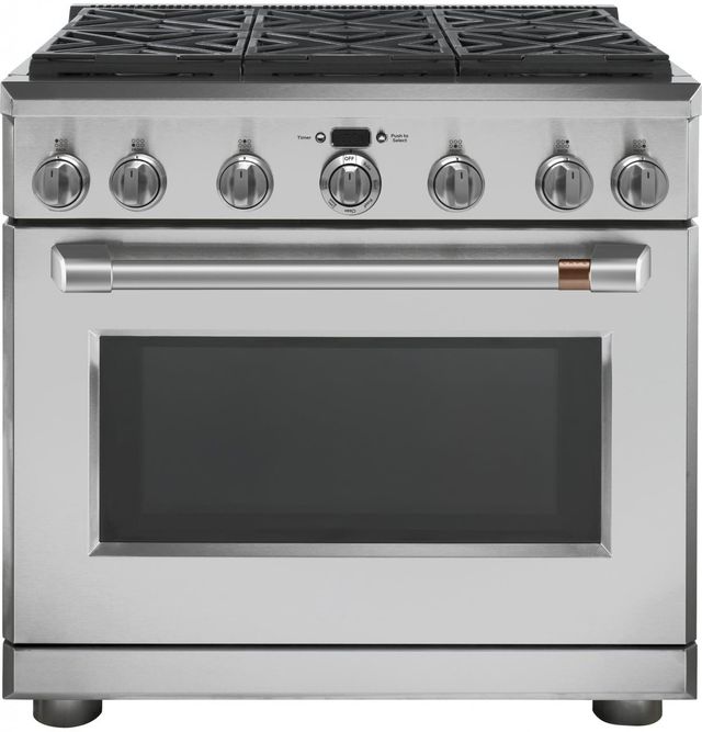 Café™ 36" Stainless Steel Professional Style Gas Range 0