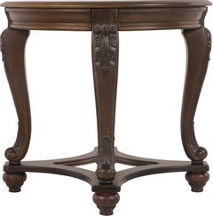 Signature Design by Ashley® Norcastle Dark Brown Round End Table