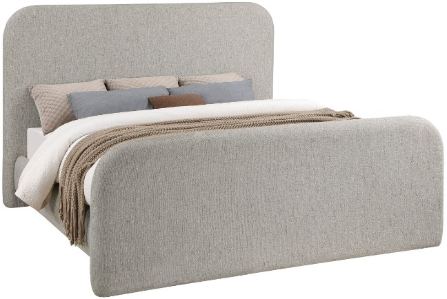 Coaster® Wren Grey Upholstered Platform Bed | Pruitt's Fine Furniture ...