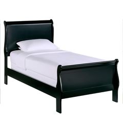 Homelegance Mayville Black Youth Twin Sleigh Bed