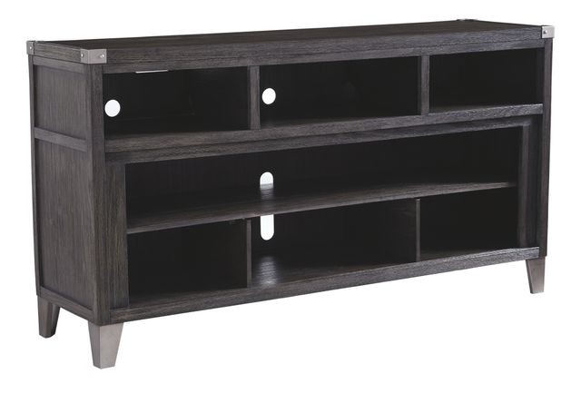 Signature Design by Ashley® Todoe Gray Large TV Stand with Fireplace Option 0