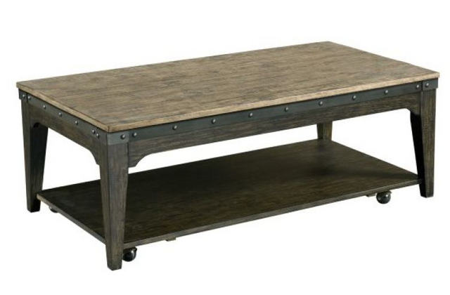 Kincaid Furniture Plank Road Rankin Charcoal Artisan's Coffee Table