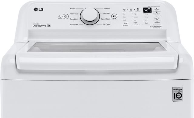 LG 4.3 Cu. Ft. White Top Load Washer 9
