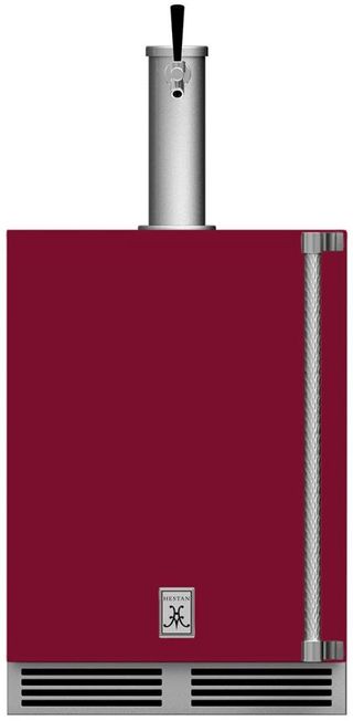Hestan GFDS Series 5.2 Cu. Ft. Burgundy Outdoor Single Faucet Beer Dispenser