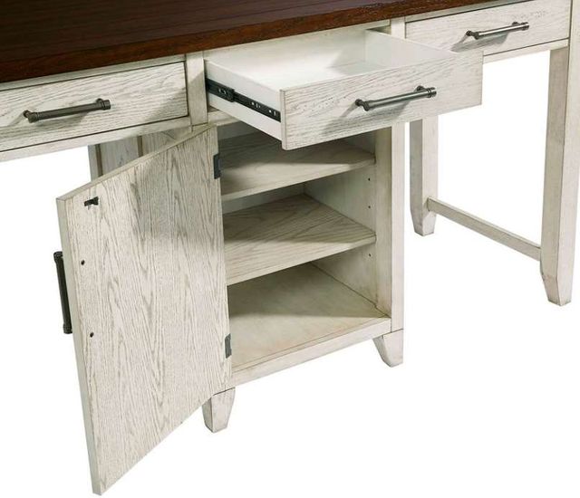 Progressive® Furniture Harbor Cinnamon Counter Table with Antique Cream Base-2
