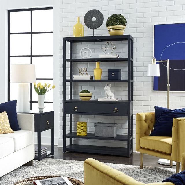 Liberty Furniture Midnight Blue Accent Bookcase 5