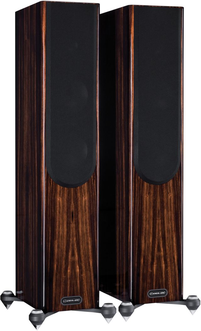 Monitor Audio Gold 200 Pair of Piano Ebony Floorstanding Speakers 2