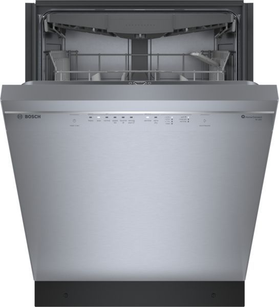 Bosch® 300 Series 24" Stainless Steel Front Control Built In Dishwasher-2