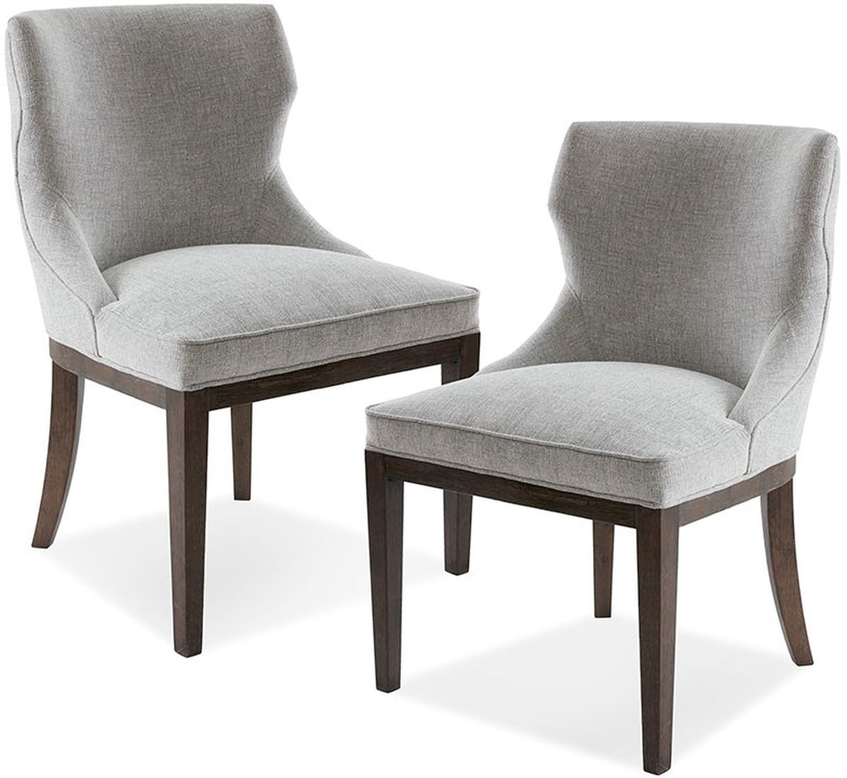 Olliix by Madison Park Signature Grey Hutton Dining Chair Set of