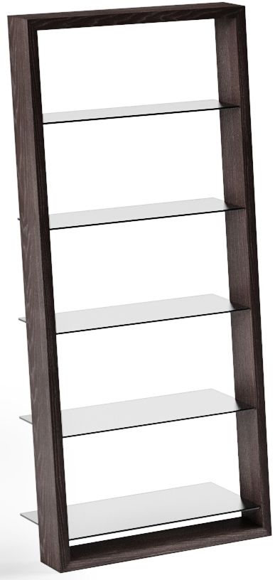 BDI Eileen™ Charcoal Stained Ash Leaning Shelf 0