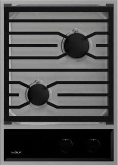 Wolf® Transitional 15" Stainless Steel Gas Cooktop