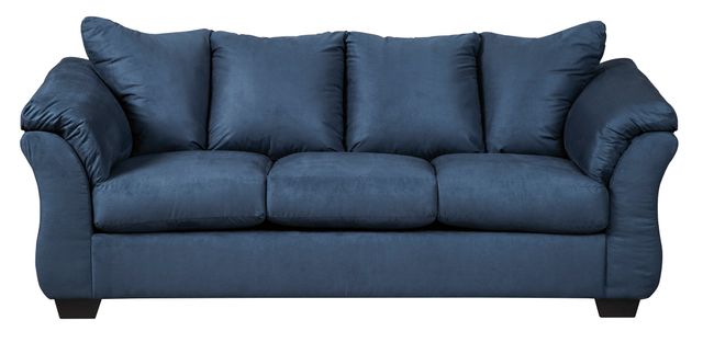 Signature Design by Ashley® Darcy 3-Piece Blue Living Room Set with Reclining Sofa-1