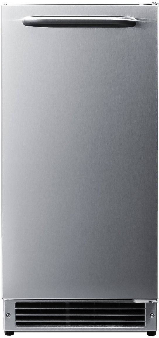 Summit® 15" 25 lb. Stainless Steel Ice Maker