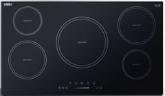 Summit® 36" Black Induction Cooktop
