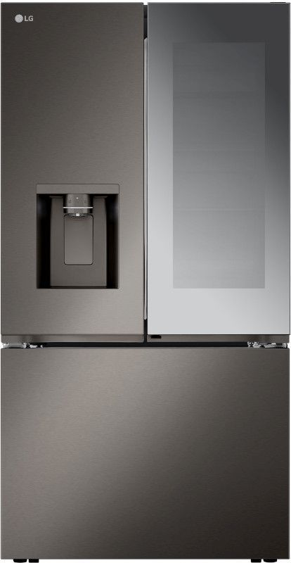 LG 26 Cu. Ft. PrintProof™ Black Stainless Steel Counter Depth French Door Refrigerator 