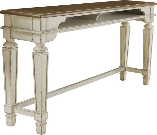 Table hauteur comptoir rectangulaire hauteur comptoir Realyn, beige, Signature Design by Ashley®