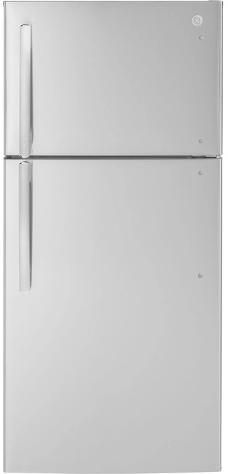 GE® 18.3 Cu. Ft.  Stainless Steel Freestanding Top Freezer Refrigerator