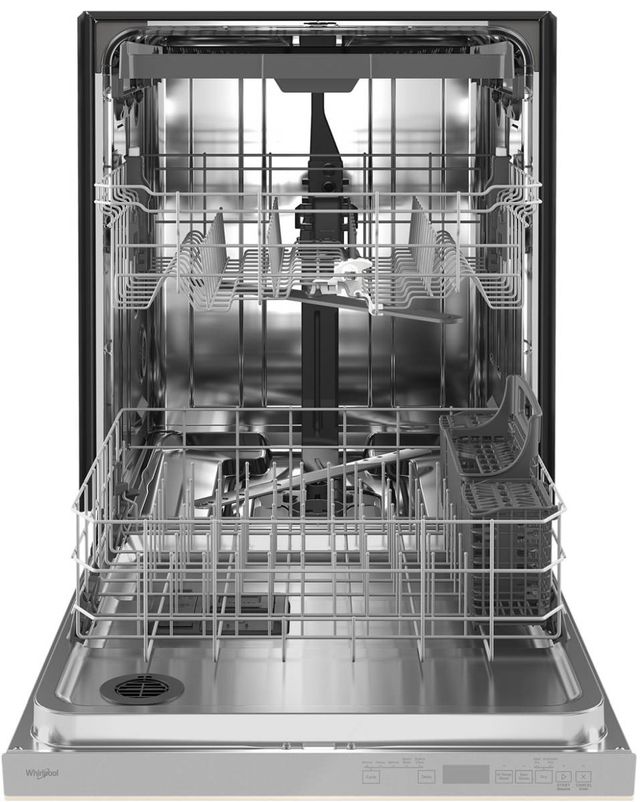 Whirlpool® 24" Biscuit Top Control Built In Dishwasher-1