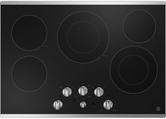 GE® 36" Stainless Steel Built In Electric Cooktop