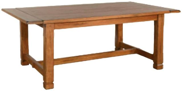 Sunny Designs™ Sedona Rustic Oak Extension Table | Courtside Furniture ...