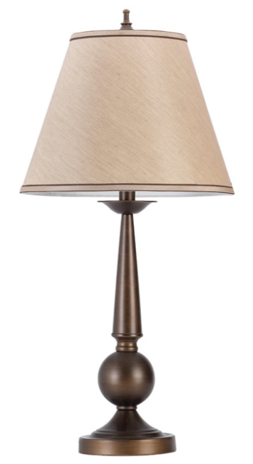 Coaster® Ochanko 2-Piece Bronze/Beige Table Lamps-1