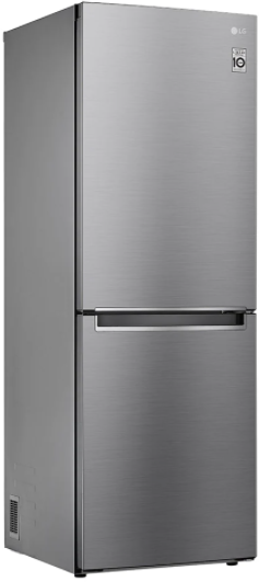 LG 10.8 Cu. Ft. Platinum Silver Bottom Freezer Refrigerator 1