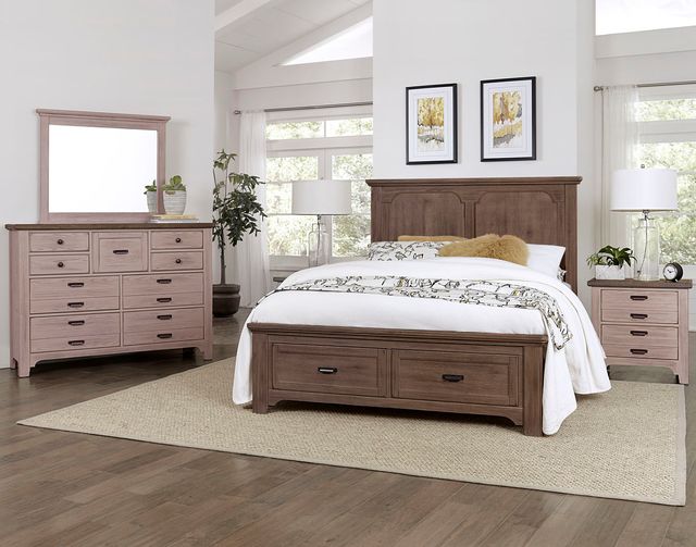 LM Co Home by Vaughan-Bassett Bungalow Dover Grey/Folkstone Master Dresser 3