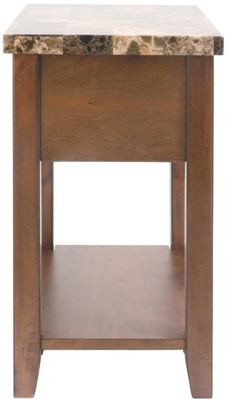 Signature Design by Ashley® Breegin Brown Chair Side End Table 2