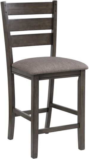 Crown Mark Bardstown Grey Counter Height Dining Side Chair