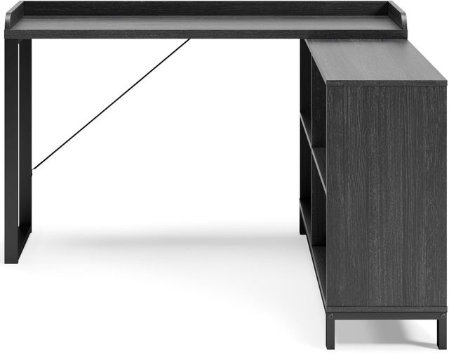 Signature Design by Ashley® Yarlow Black Home Office L-Desk 1