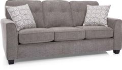 Decor-Rest® Furniture 2967 Struttura Pewter Sofa